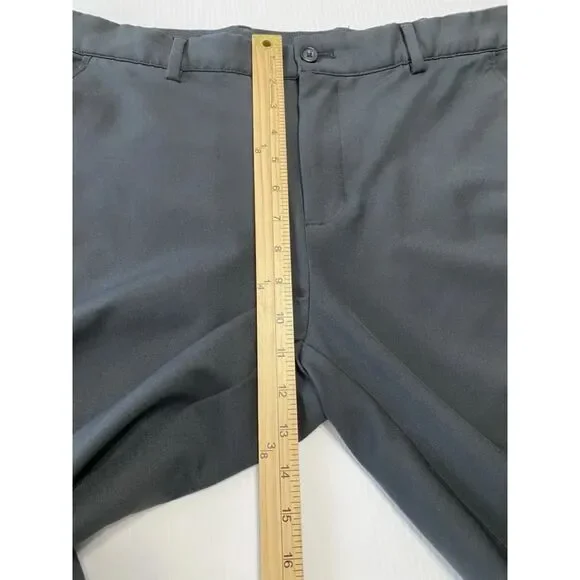 Greg Norman Play Dry Golf Pants Men 36x30 Black Flat Front Golf Pants - Picture 6 of 11